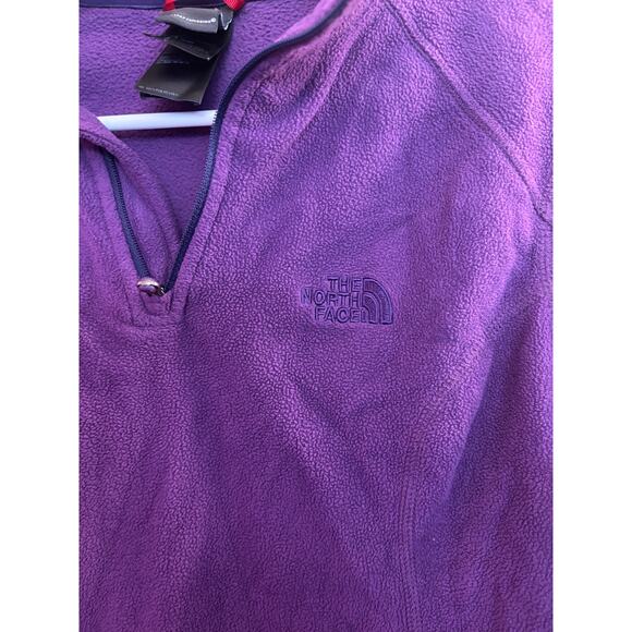 The North Face Women’s Fleece Quarter Zip Pullover – Purple, Size Small - Picture 4 of 4